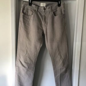 Sid Mashburn Grey pigment dyed jeans size 32x32